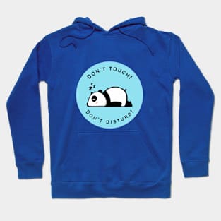 Cute Sleeping Panda Cartoon Design Hoodie